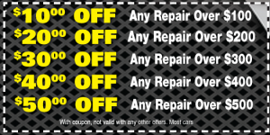 Auto Repair Coupons